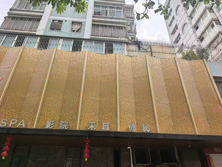 雕花冲孔铝单板